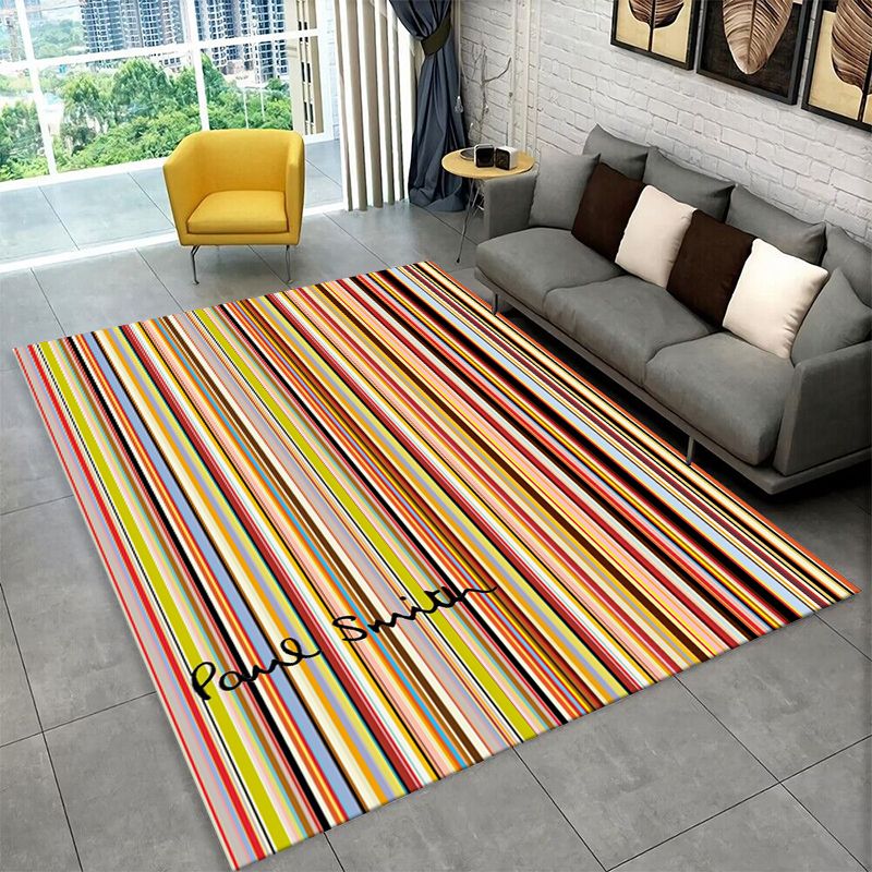 Kids Outdoor Mat - Fashion P-Paul S-Smit Rainbow Non-Slip Area