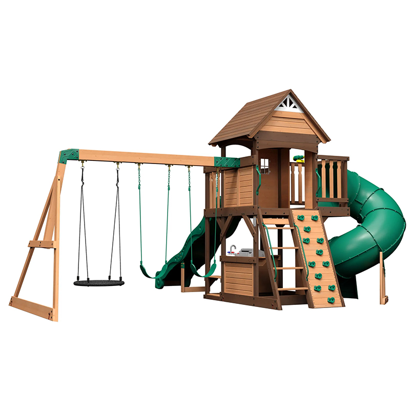 ia-Wooden Outdoor Playground S - đánh giá và giá Kids Outdoor Monkey Bar Set