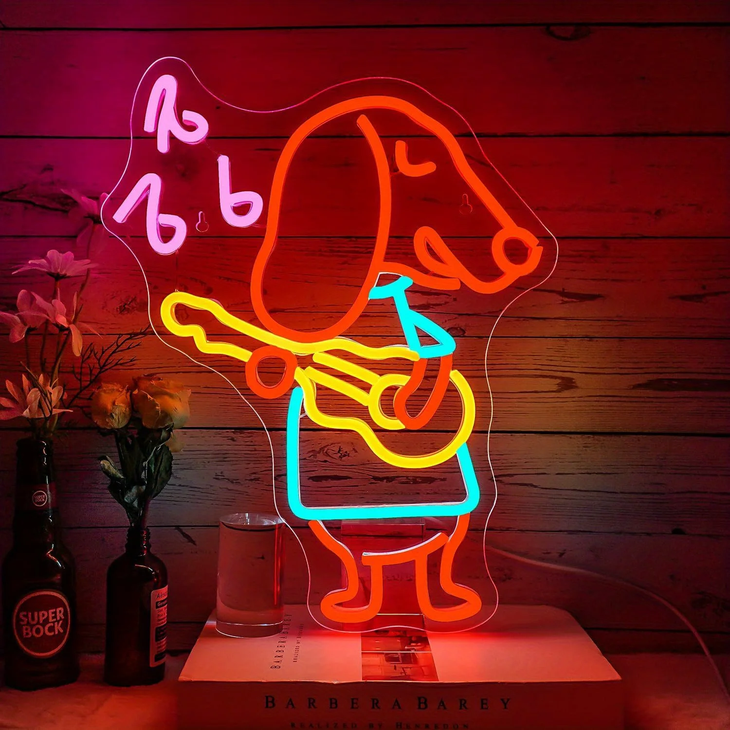 Dab Dog Neon Sign Wearing Cap  - đánh giá và giá Kids Outdoor Ideas