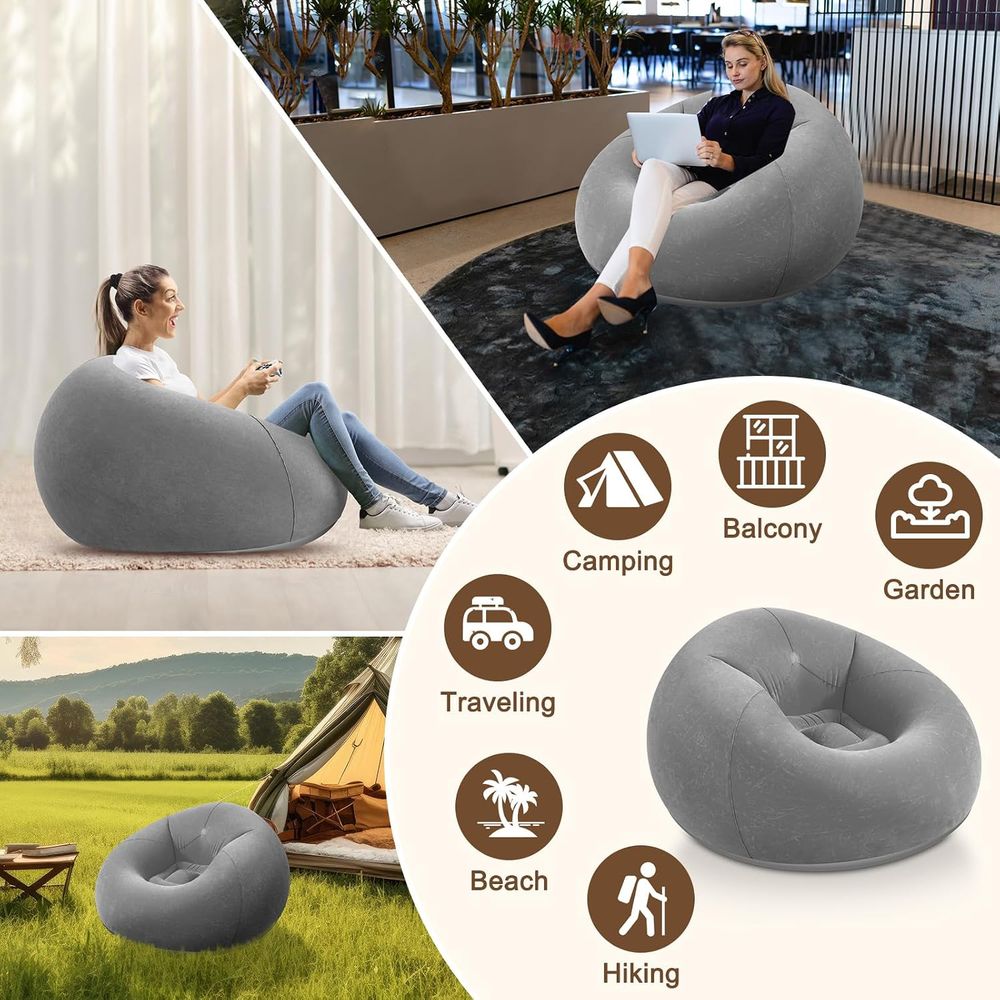 Inflatable Bean Bag Chairs, Gr - đánh giá và giá Kids Outdoor Bean Bag Chair