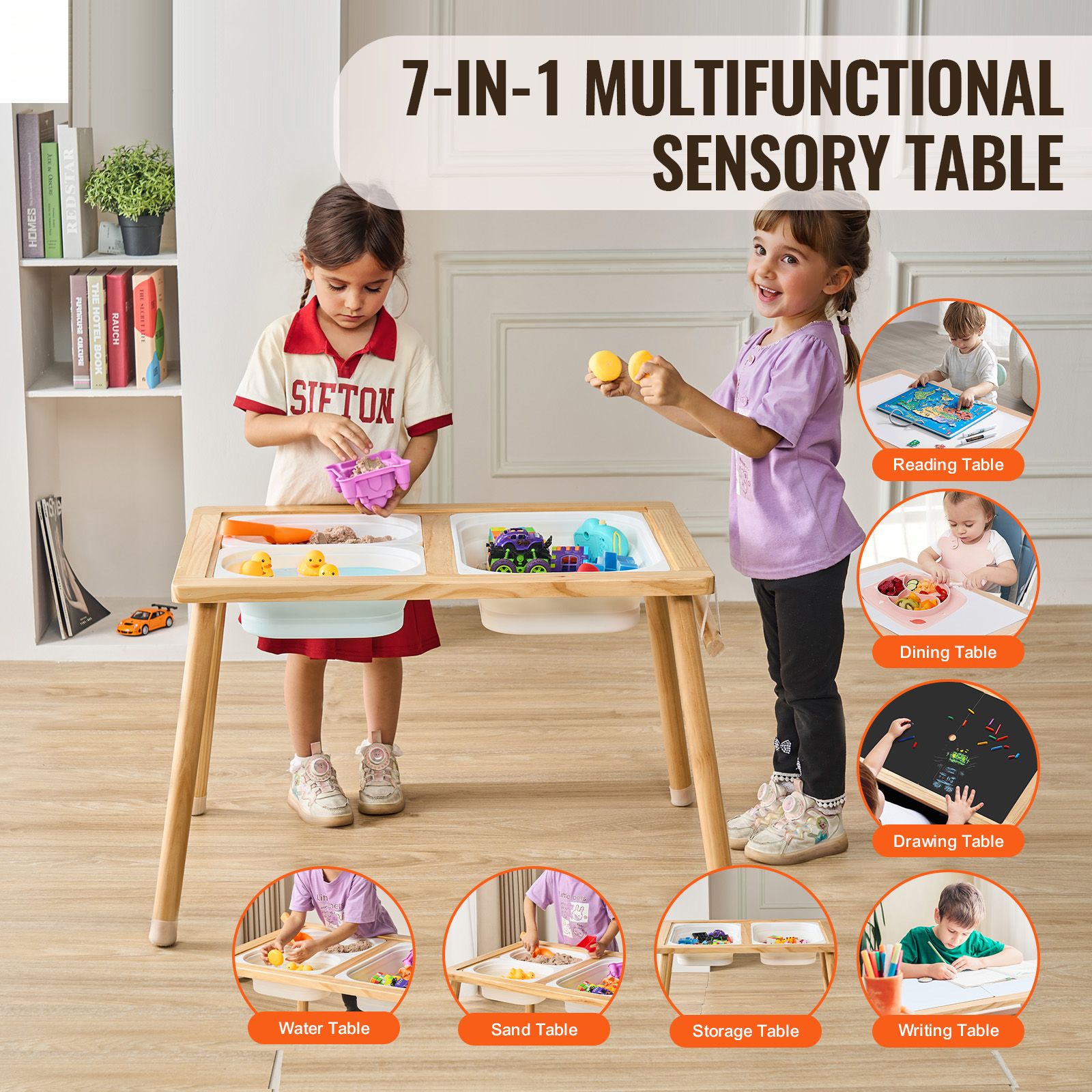 Sensory Table for Toddlers, Ki - đánh giá và giá Kids Outdoor Sensory Table