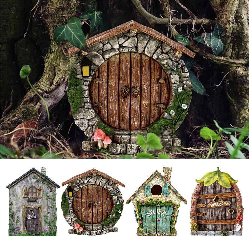 Engraved Design Wooden Miniatu - đánh giá và giá Kids Outdoor Fairy Garden