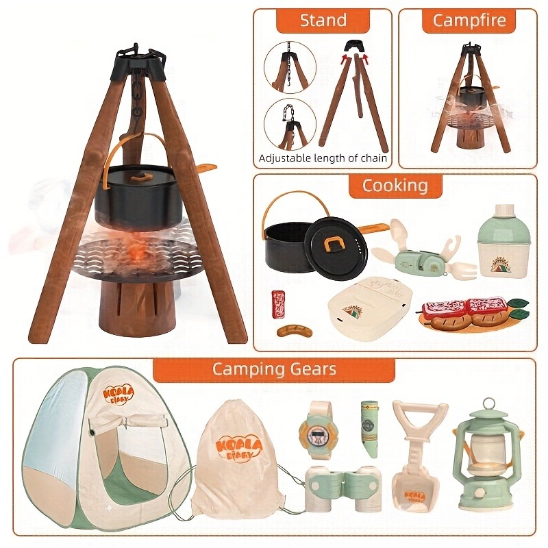 Kids Camping Set Toy Outdoor E - đánh giá và giá Kids Outdoor Wendy House
