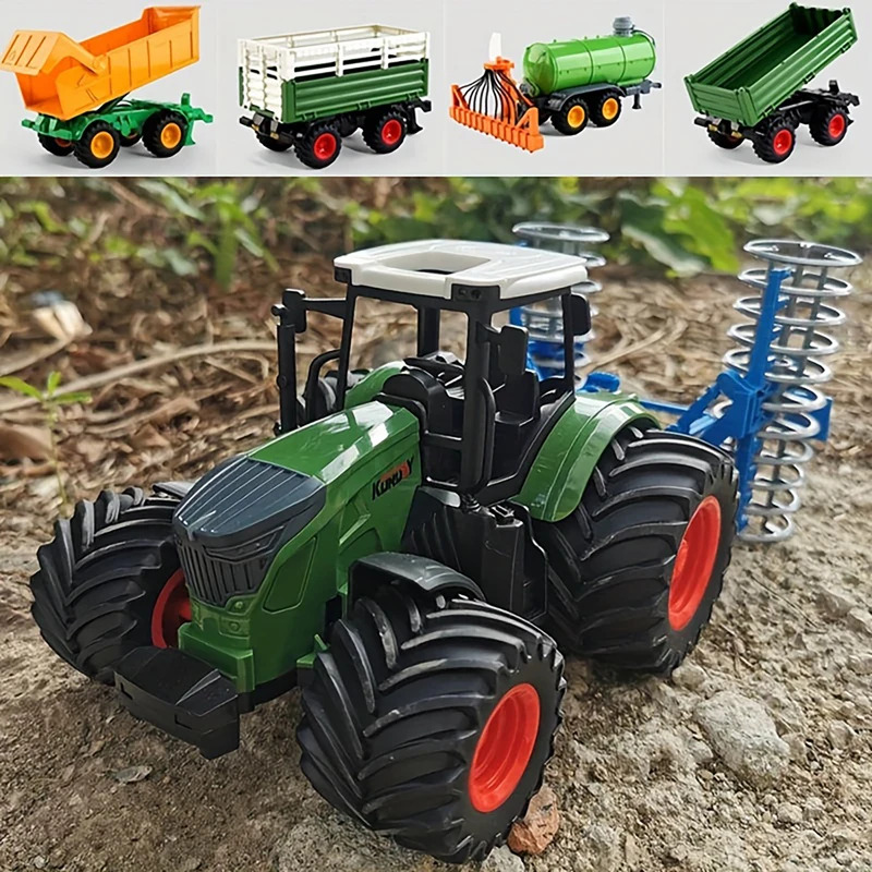 1:24 Inertial Farm Tractor wit - đánh giá và giá Kids Outdoor Kit