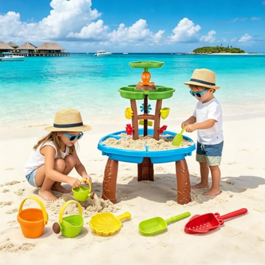 Outdoor water table toys for k - đánh giá và giá Kids Outdoor Sensory Table