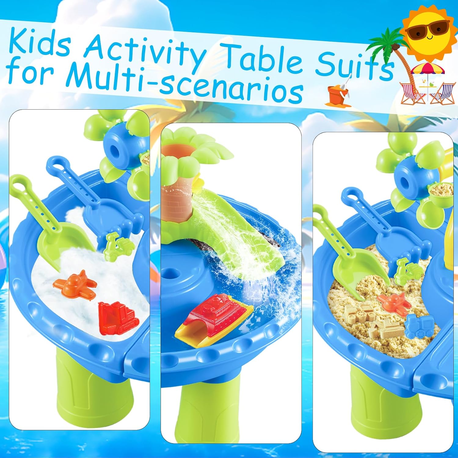 Water Table Sandbox for Kids O - đánh giá và giá Kids Outdoor Sensory Table
