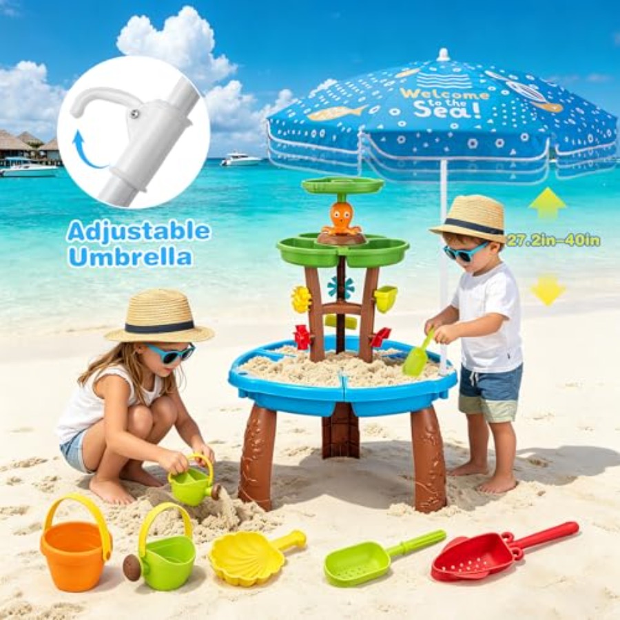 Outdoor water table for kids a - đánh giá và giá Kids Outdoor Sensory Table