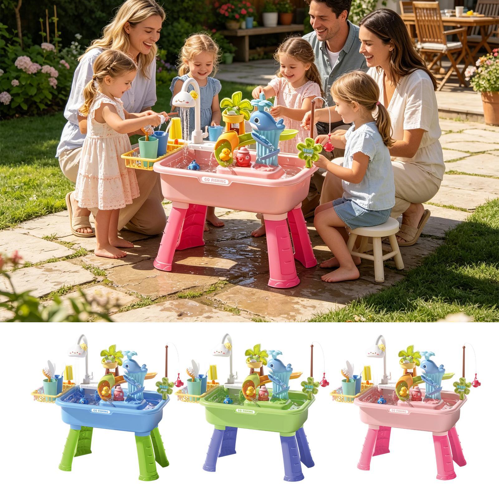 43Pcs Electric Kids Water Tabl - đánh giá và giá Kids Outdoor Sensory Table