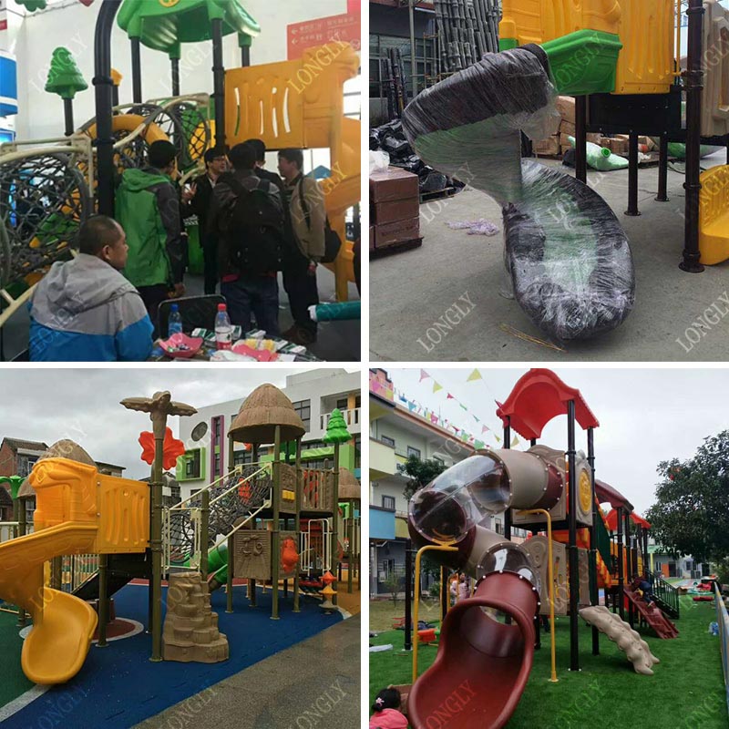 Commercial Plastic Slide 450x2 - đánh giá và giá Kids Outdoor Education