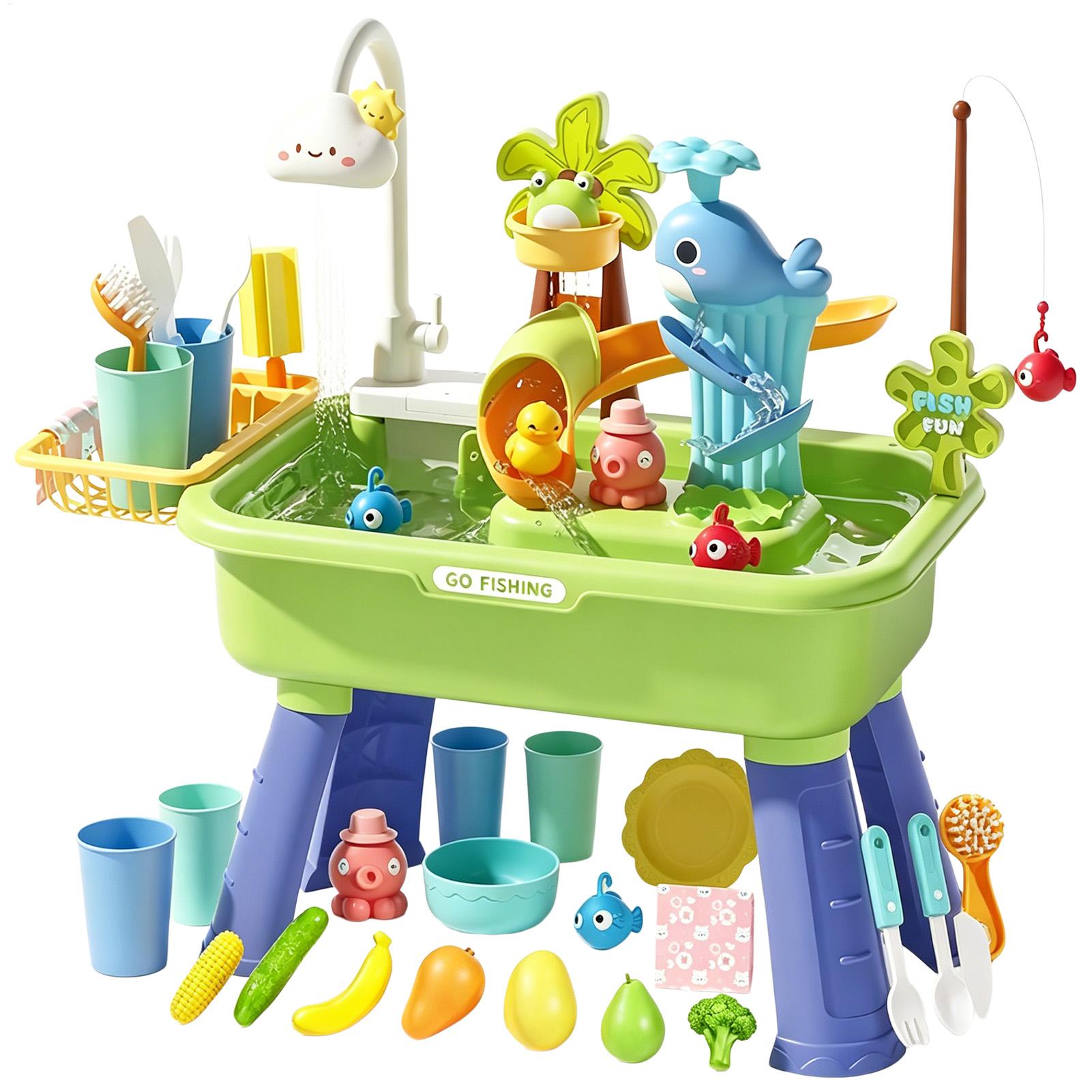 Kids Water Table with Pump, Se - đánh giá và giá Kids Outdoor Sensory Table