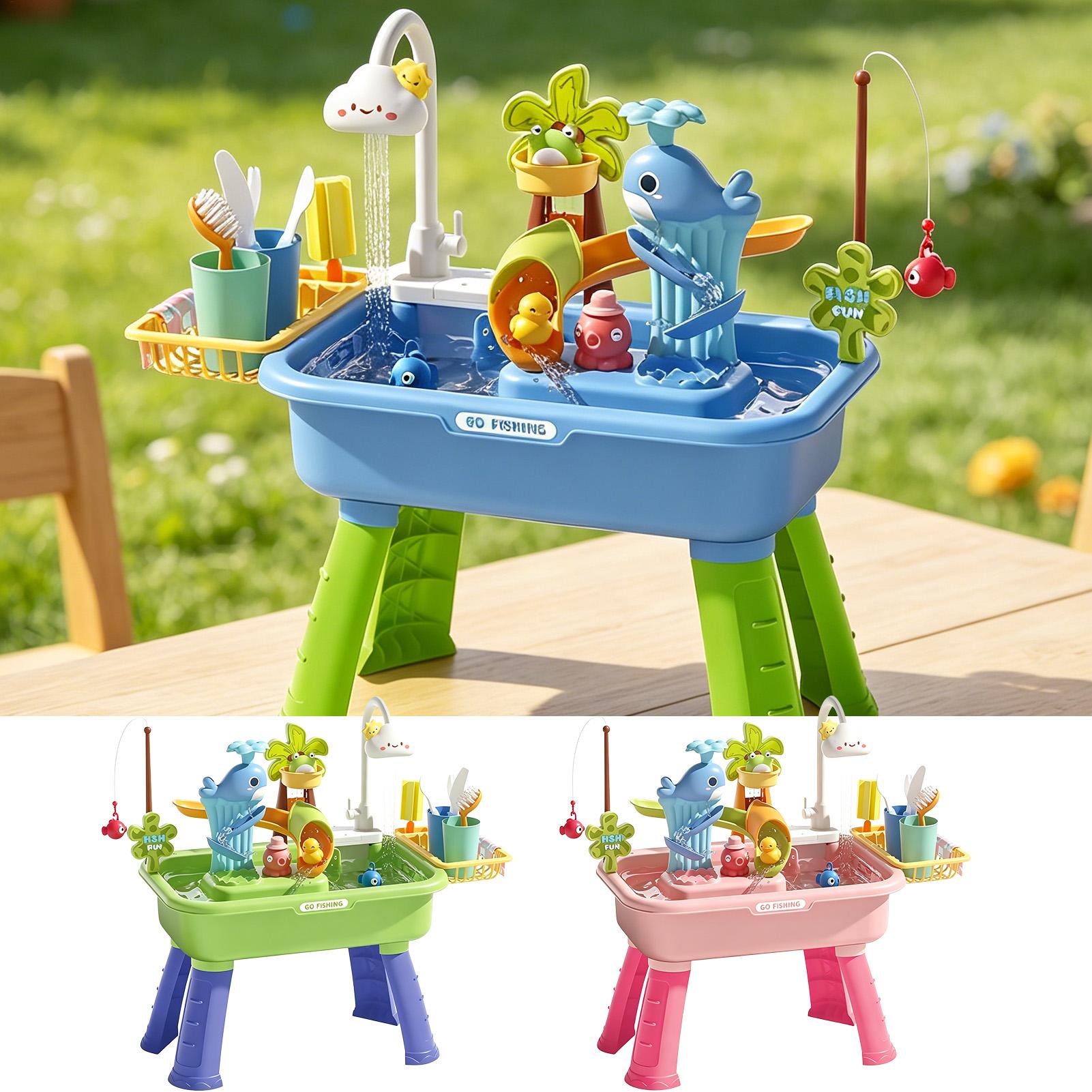 Kids Water Table with Pump, Se - đánh giá và giá Kids Outdoor Sensory Table