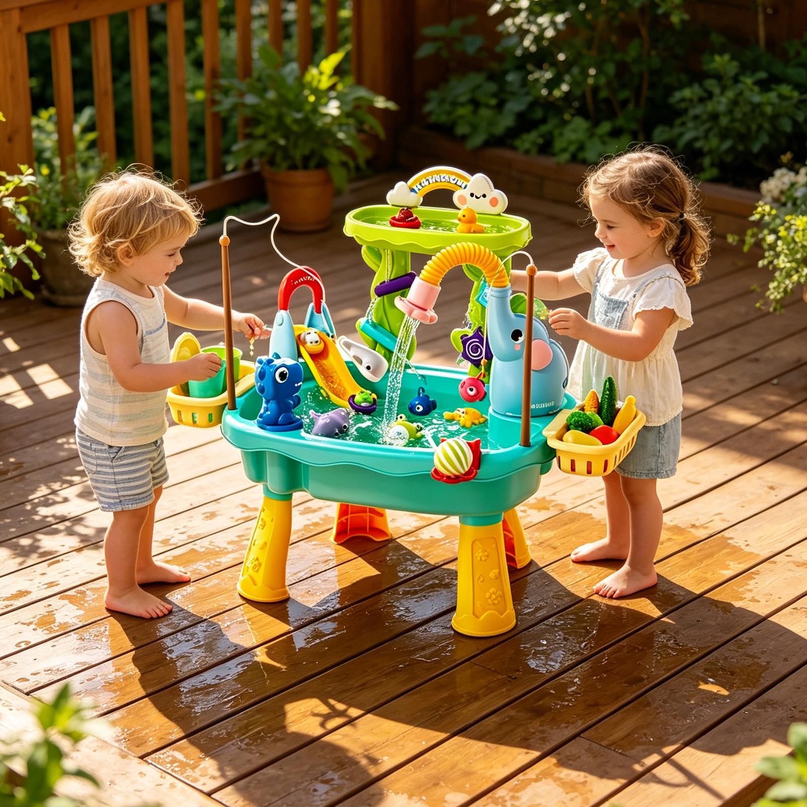 Upgraded Toddler Water Table K - đánh giá và giá Kids Outdoor Sensory Table