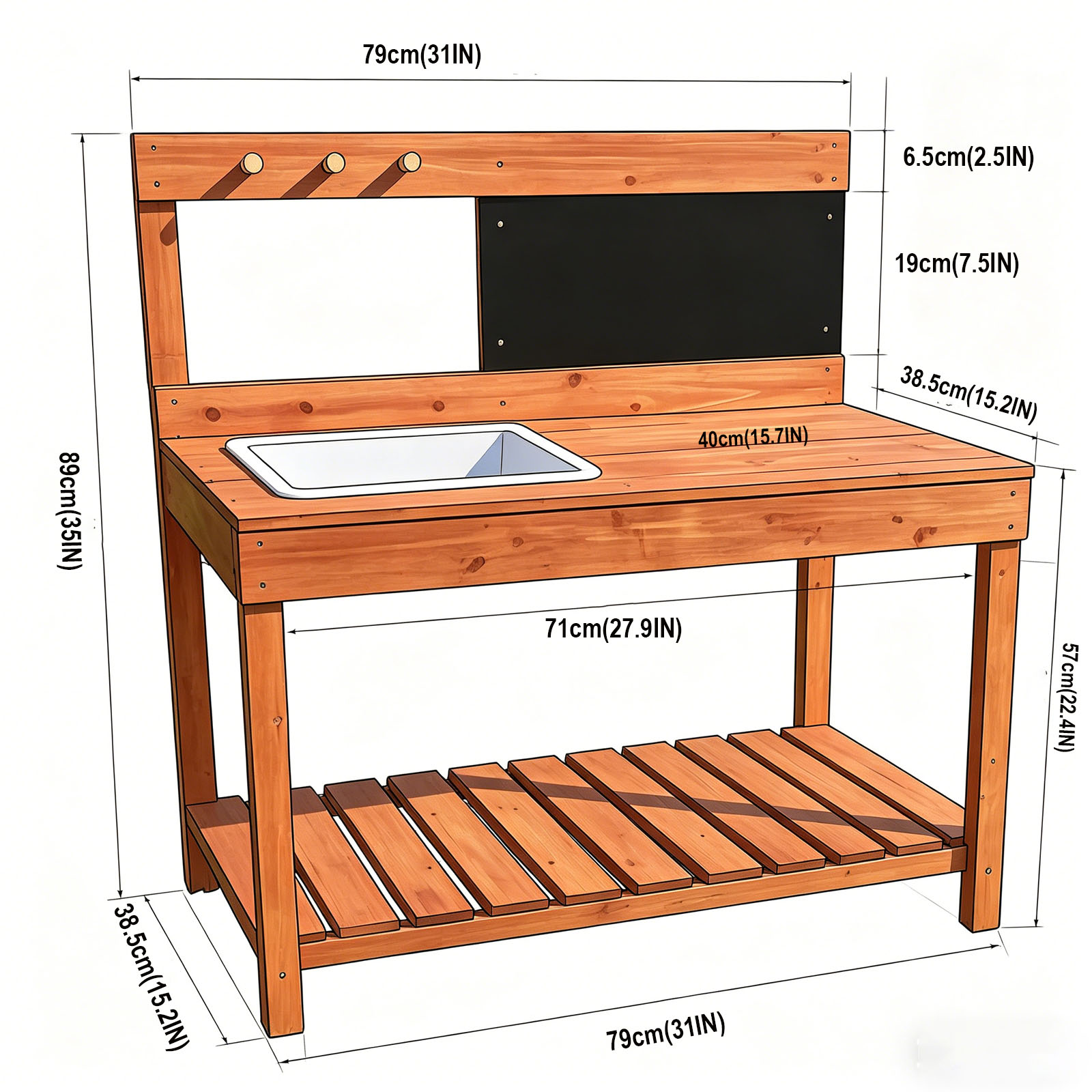 Wooden Potting Benches For Chi - đánh giá và giá Kids Outdoor Education