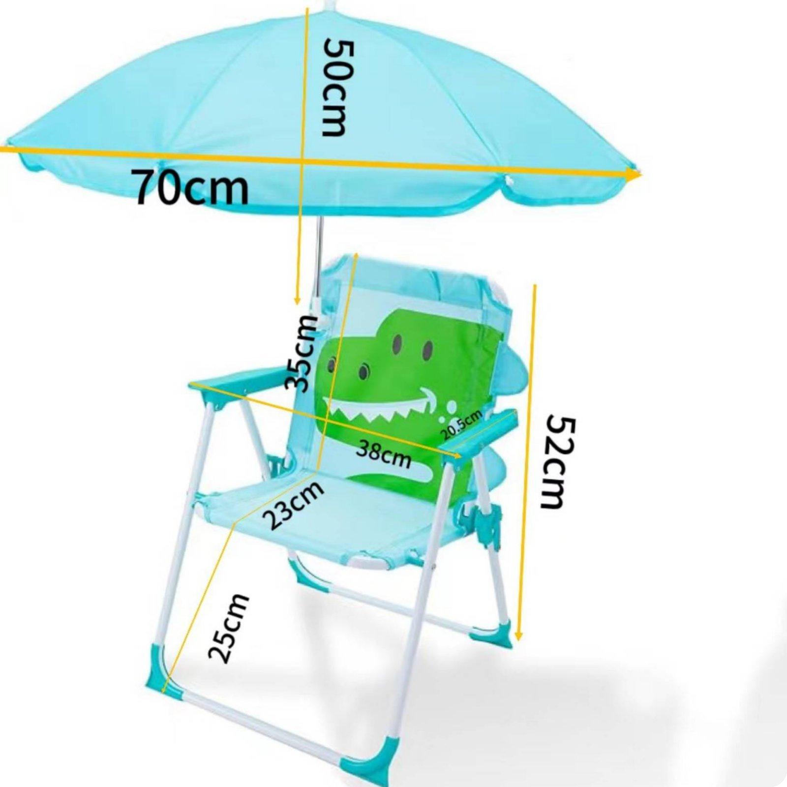Kids Beach Chair with Umbrella - đánh giá và giá Kids Outdoor Lounge Chair With Umbrella