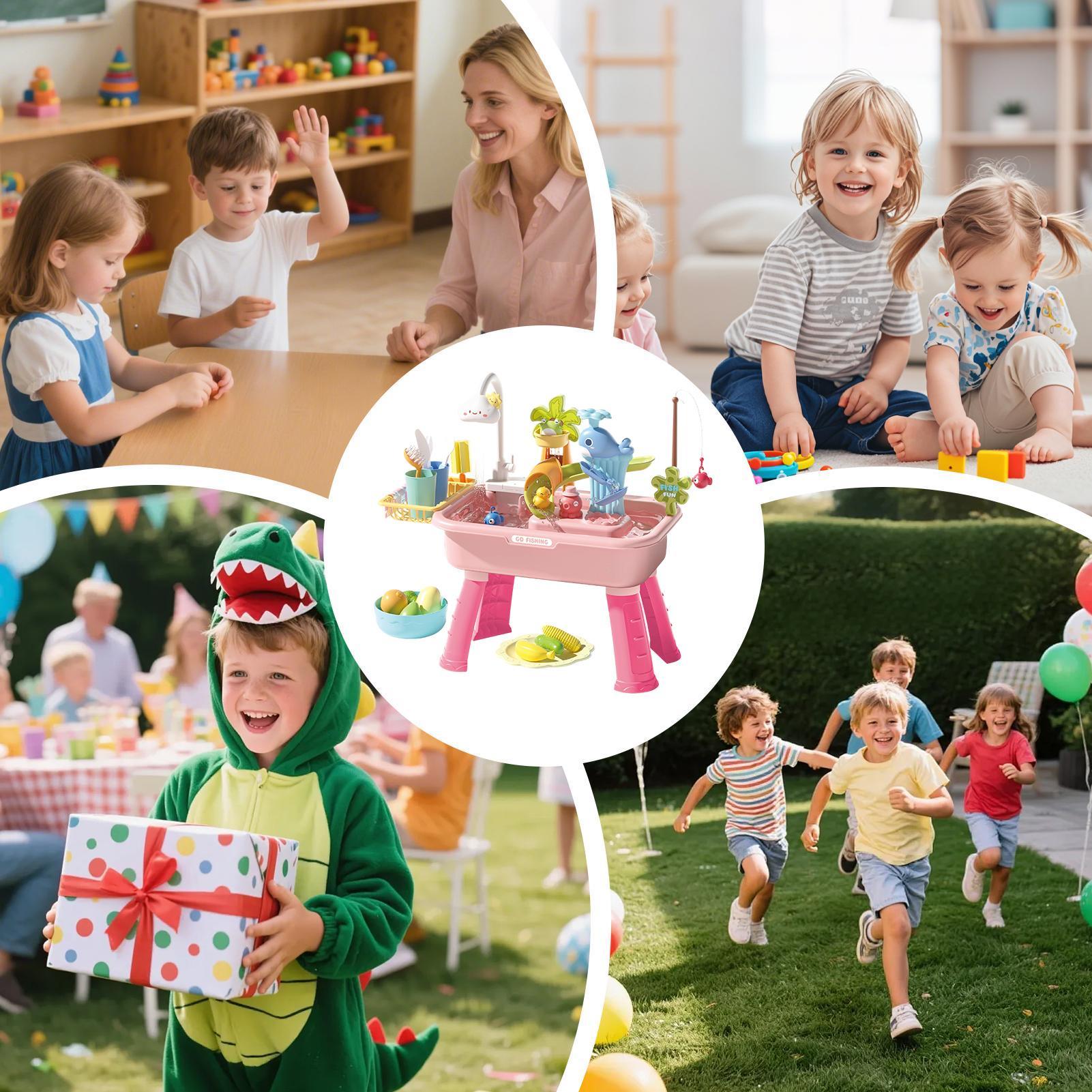 43Pcs Electric Kids Water Tabl - đánh giá và giá Kids Outdoor Sensory Table