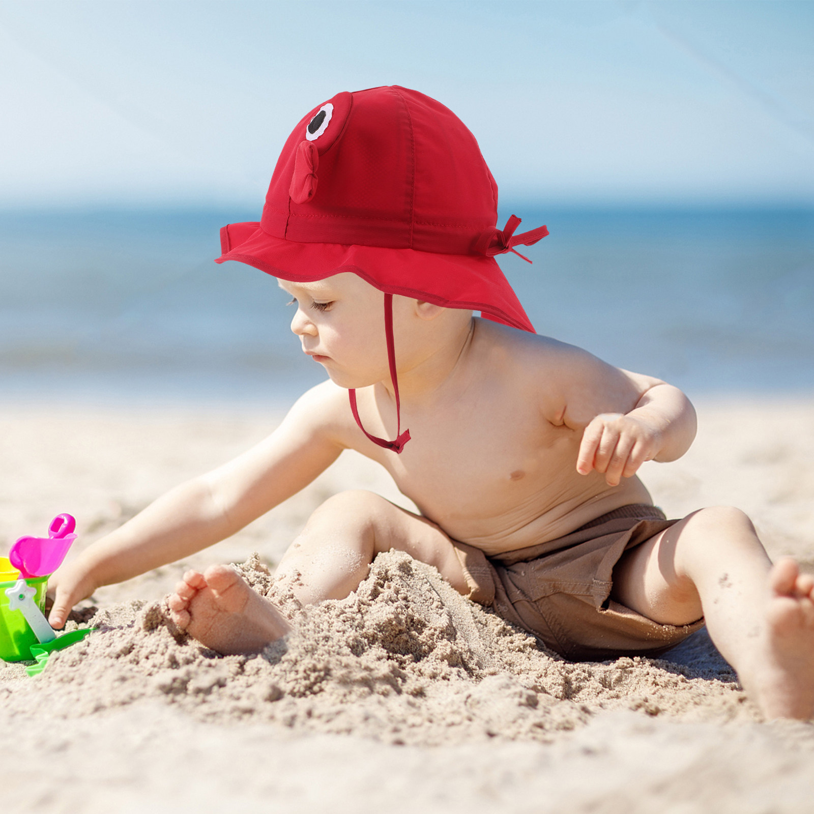 Kids Wide Brim Sun Hat Neck Fl - đánh giá và giá Kids Outdoor Hat