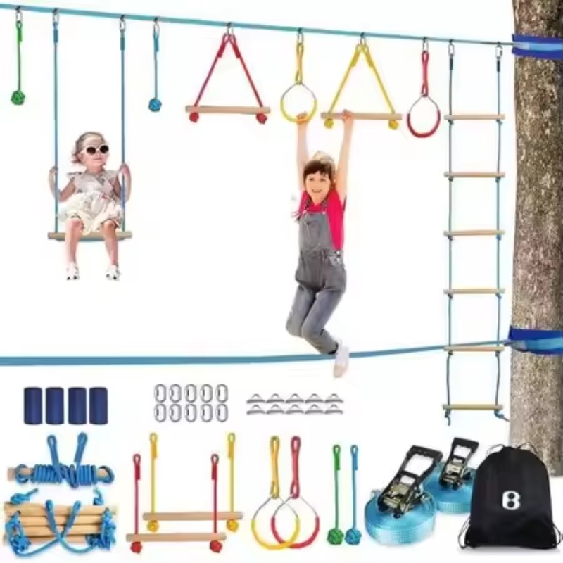 Warrior Obstacle Course Kit fo - đánh giá và giá Kids Outdoor Monkey Bar Set