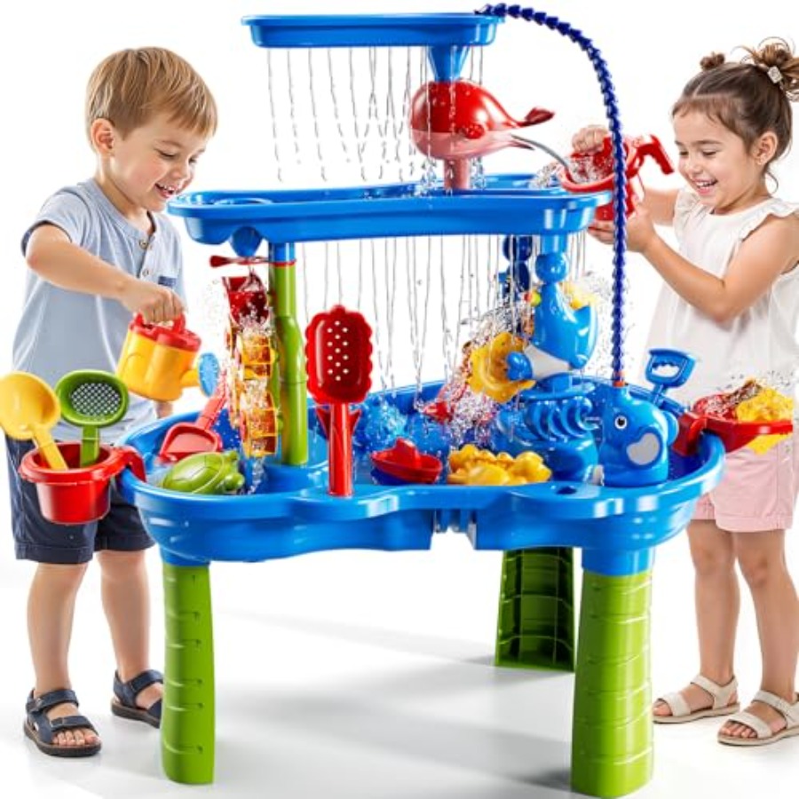 Outdoor water table for kids a - đánh giá và giá Kids Outdoor Sensory Table