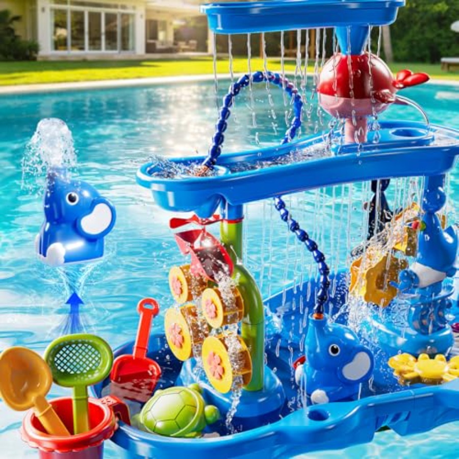 Outdoor water table for kids a - đánh giá và giá Kids Outdoor Sensory Table