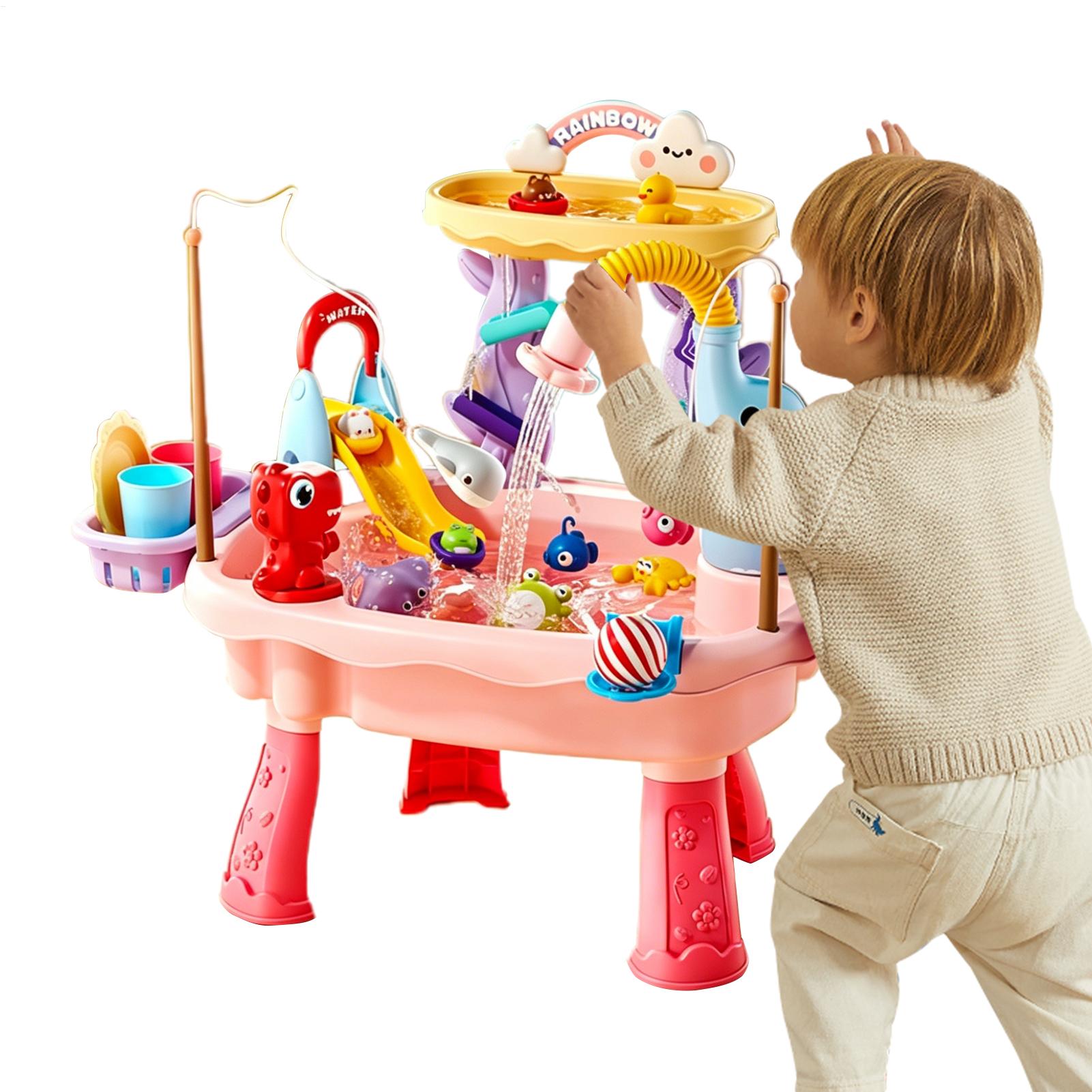 Water Activity Table for Kids, - đánh giá và giá Kids Outdoor Sensory Table