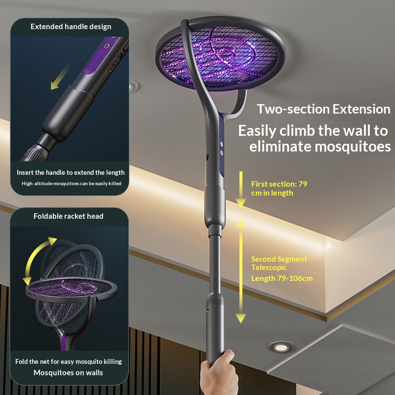 Rotating Head Bug Zapper Racke - đánh giá và giá Bug Catching Kit