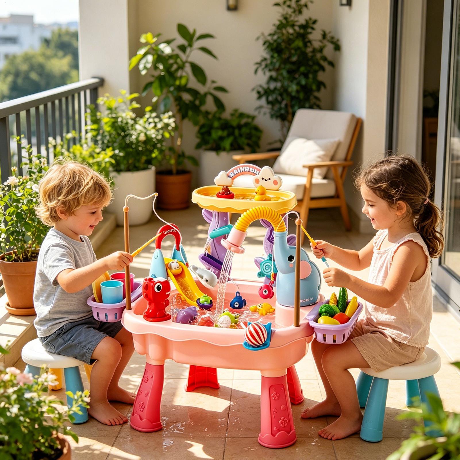 Kids Toddler Water Table Kitch - đánh giá và giá Kids Outdoor Sensory Table