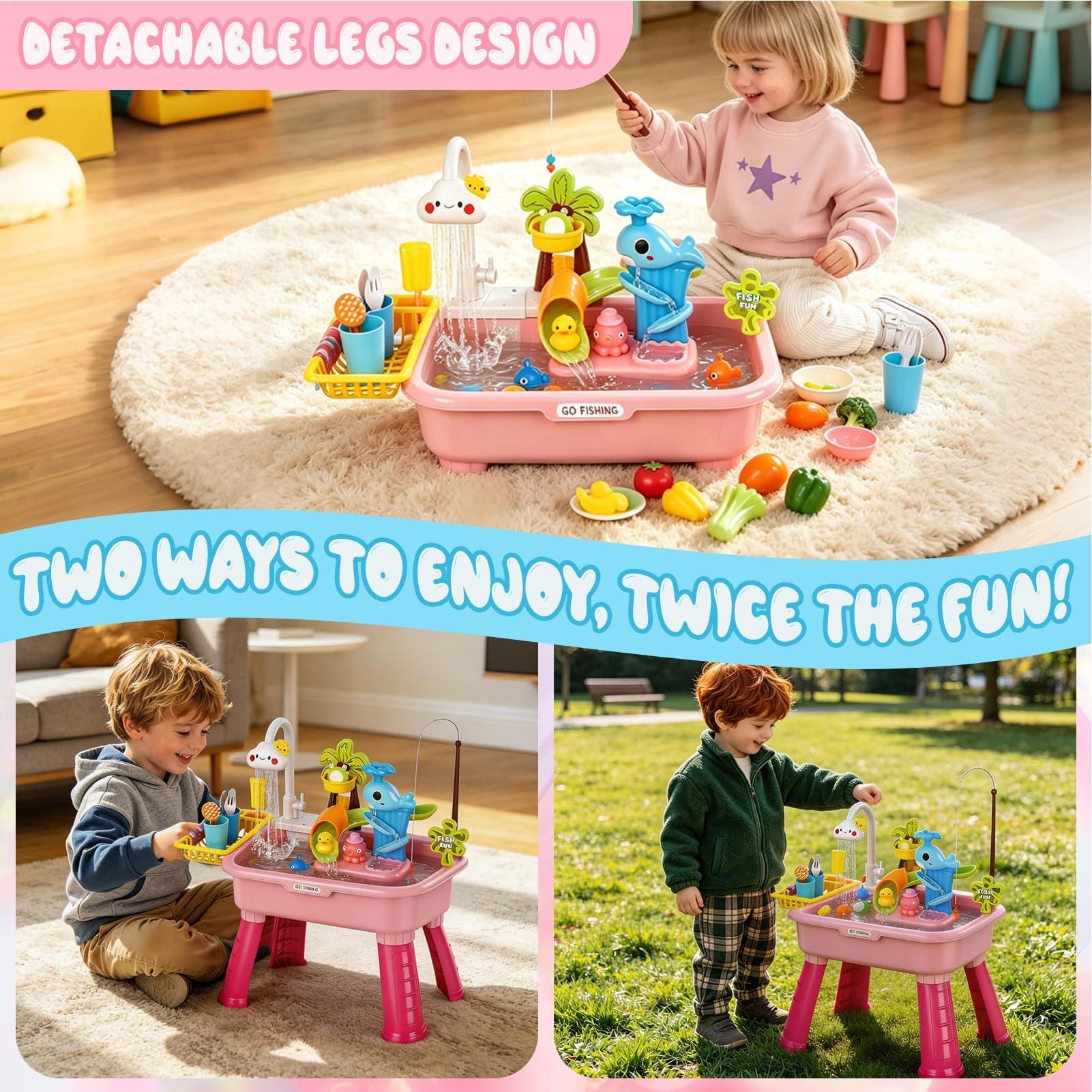 Upgraded Toddler Water Table K - đánh giá và giá Kids Outdoor Sensory Table