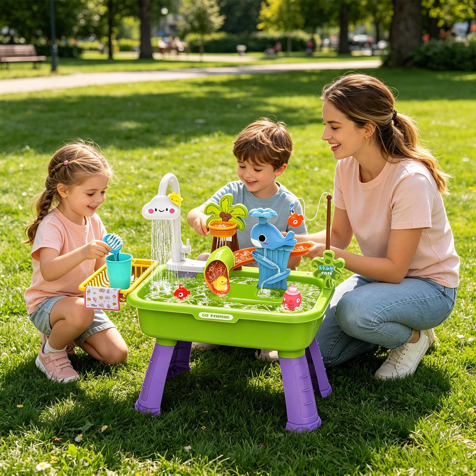 Upgraded Toddler Water Table K - đánh giá và giá Kids Outdoor Sensory Table