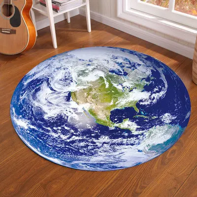 Galaxy Earth Moon Round Carpet - đánh giá và giá Kids Outdoor Mat