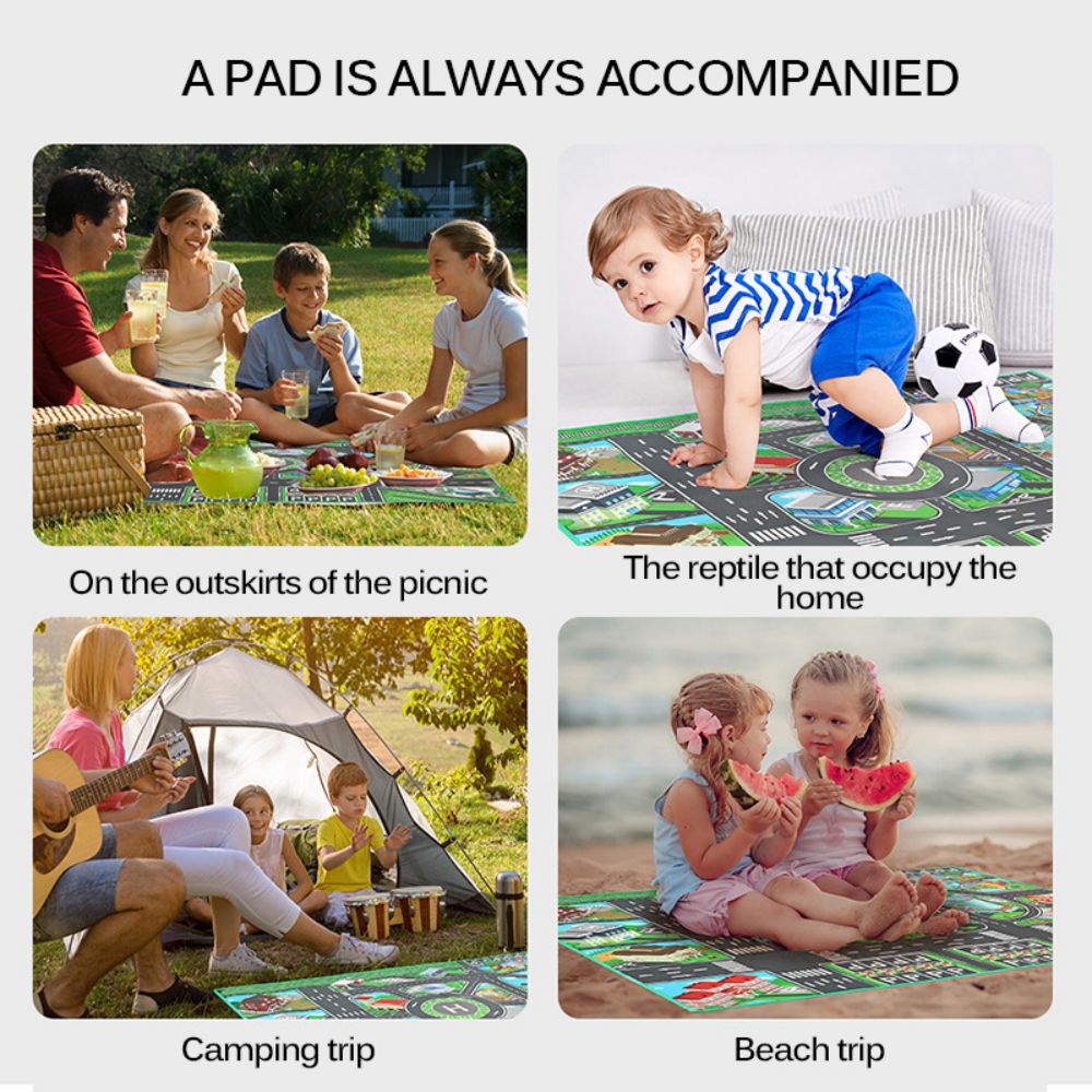 130*100CM Baby Play Mat City T - đánh giá và giá Kids Outdoor Mat