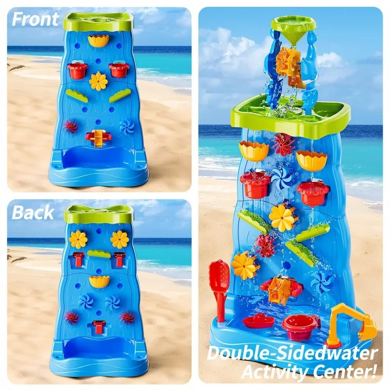Waterfall Discovery Wall Kids  - đánh giá và giá Kids Outdoor Sensory Table