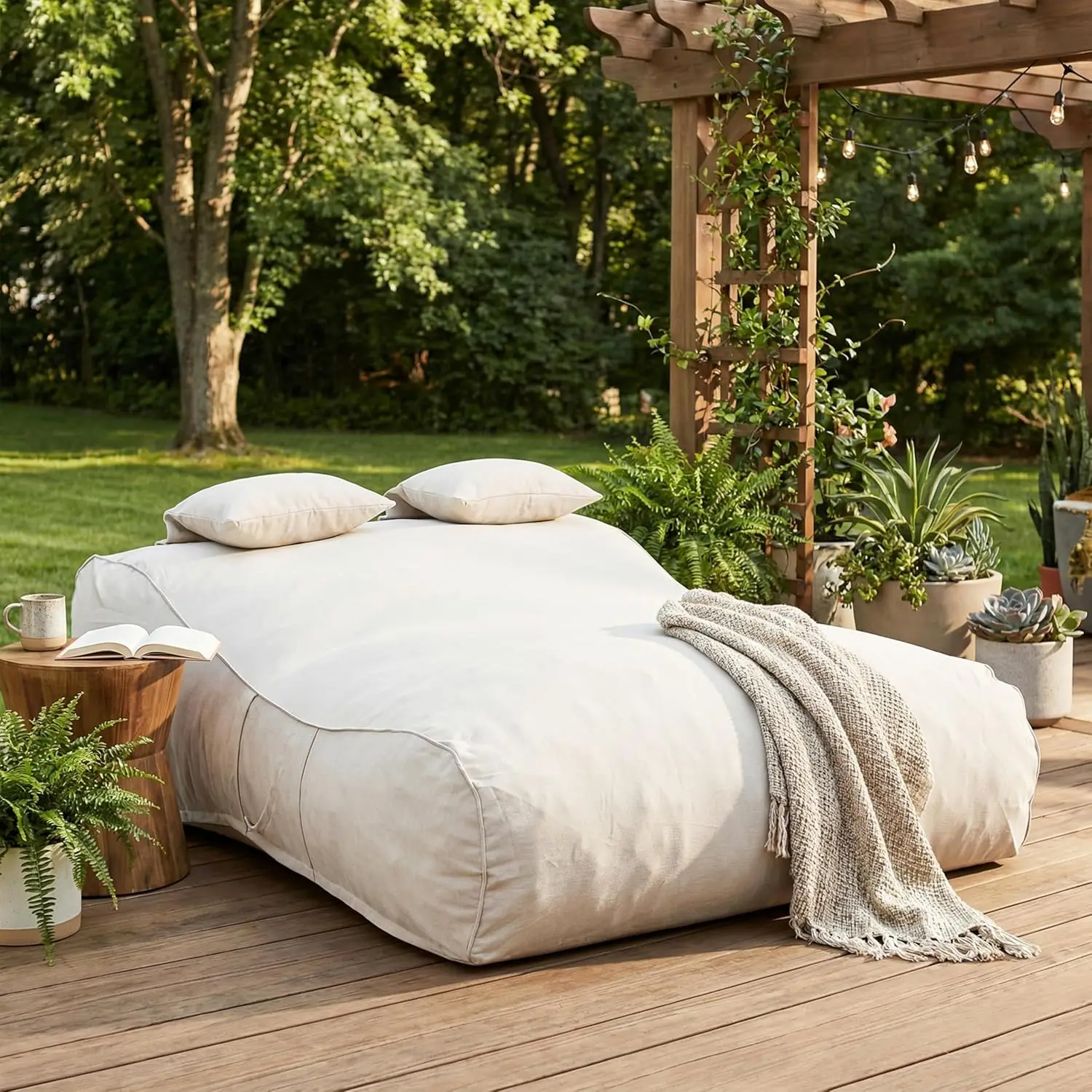 Lemoore Giant Bean Bag Chair f - đánh giá và giá Kids Outdoor Bean Bag Chair