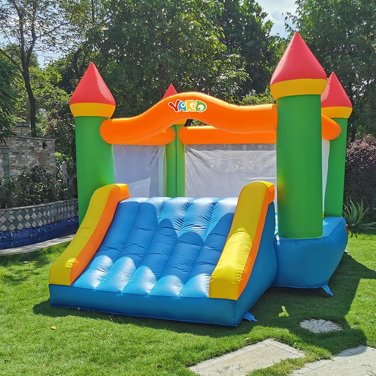 Yard Inflatable Bounce House W - đánh giá và giá Kids Outdoor Wendy House