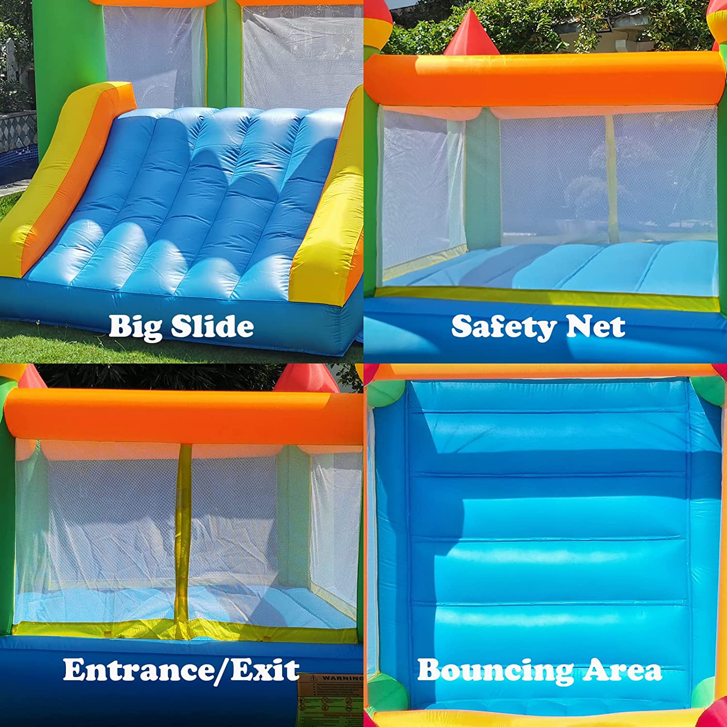Yard Inflatable Bounce House W - đánh giá và giá Kids Outdoor Wendy House