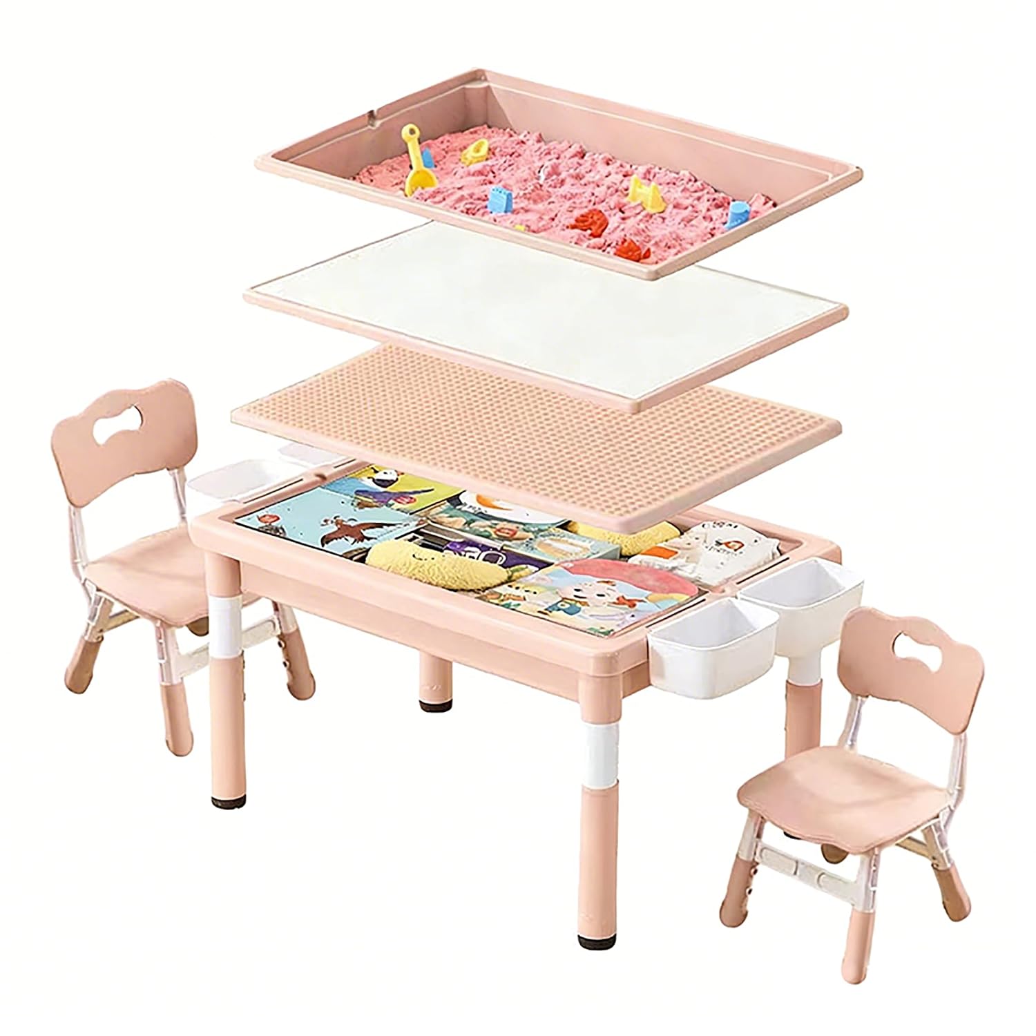 Kids Activity Table with Stora - đánh giá và giá Kids Outdoor Sensory Table