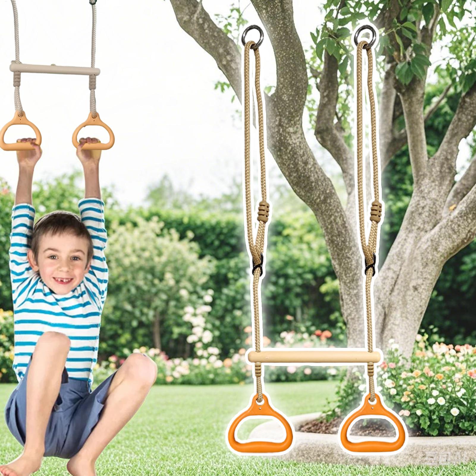 Swing Bar Gym Equipment Rings  - đánh giá và giá Kids Outdoor Gym Equipment