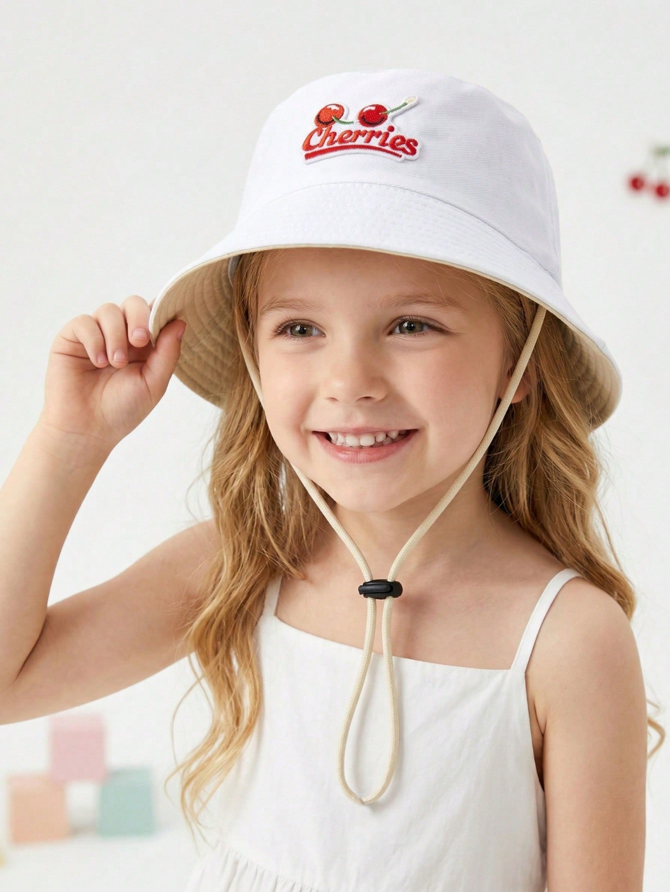 1Pc 2-6Y Kids Red Cherry Fishe - đánh giá và giá Kids Outdoor Hat